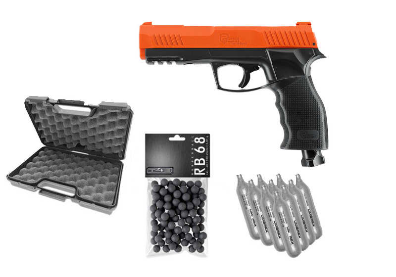Pack PISTOLET DEFENSE HDP TP50 GEN2 T4E CAL 0.50 CO2 ORANGE 16J UMAREX Pack PISTOLET DEFENSE HDP TP50 GEN2 T4E CAL 0.50 CO2 ORANGE 16J UMAREX