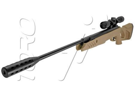 Carabine 5.5mm (Plomb) TAC1 SA1200 SWISS ARMS TAN + LUNETTE 4x32 (E 19.5J)