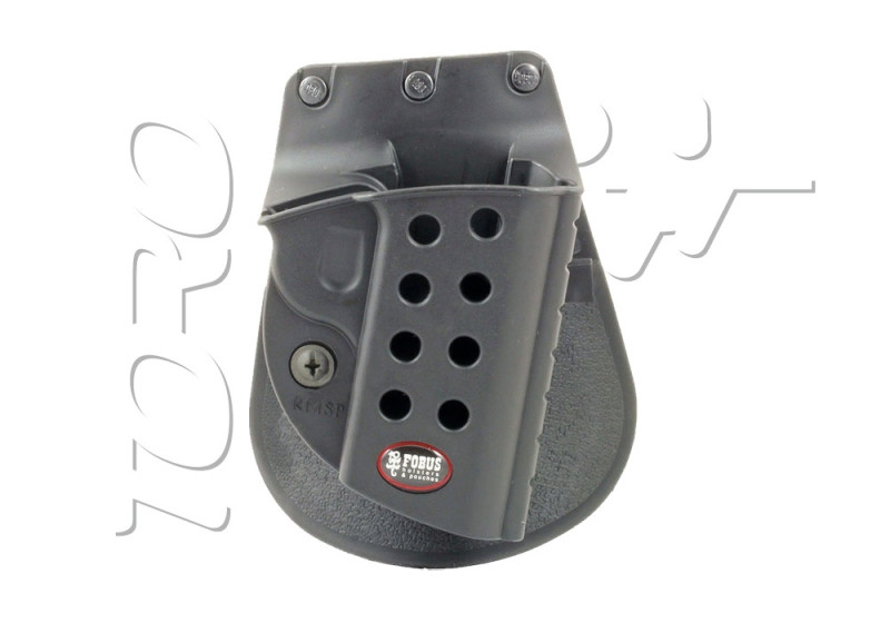 Holster RIGIDE CEINTURE ROTATIF DROITIER 1911 AVEC RAIL FOBUS Holster RIGIDE CEINTURE ROTATIF DROITIER 1911 AVEC RAIL FOBUS