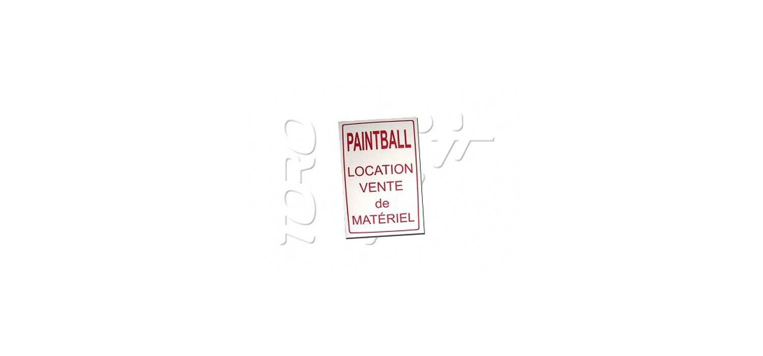 Panneau PAINTBALL VENTE Panneau PAINTBALL VENTE