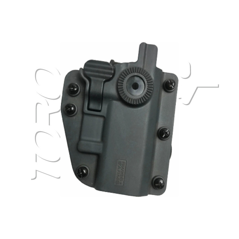 Holster RIGIDE CEINTURE ROTATIF ADAPT-X LEVEL 2 AMBIDEXTRE UNIVERSEL GREY SWISS ARMS