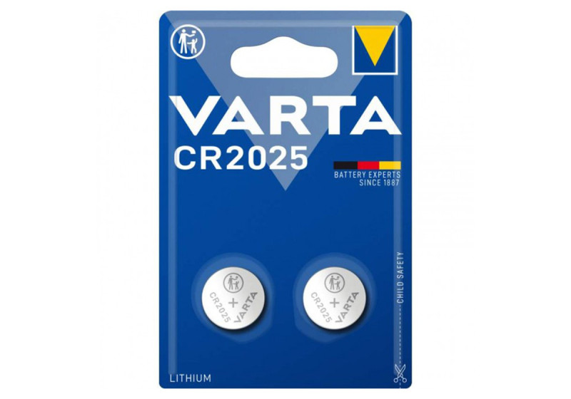 Piles CR2025 3V LITHIUM VARTA X2 Piles CR2025 3V LITHIUM VARTA X2