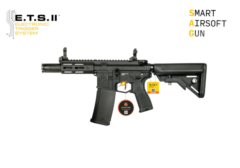 Fusil EVOLUTION GHOST XS EMR AMPLIFICATEUR CARBONTECH ETS.II EVOLUTION AIRSOFT