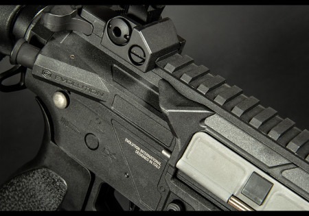 Fusil EVOLUTION GHOST XS EMR SILENCIEUX CARBONTECH ETS.II EVOLUTION AIRSOFT