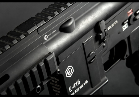 Fusil HK416 E-416 CQB METAL ETS.III EVOLUTION AIRSOFT
