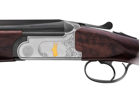 Fusil express RENATO BALDI PREMIER ACIER SUPERPOSE BOIS FX 60CM MD CALIBRE 30 R BLASER Cat C