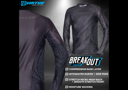 Protection poitrine MANCHE LONGUE BREAKOUT COMPRESSION VIRTUE