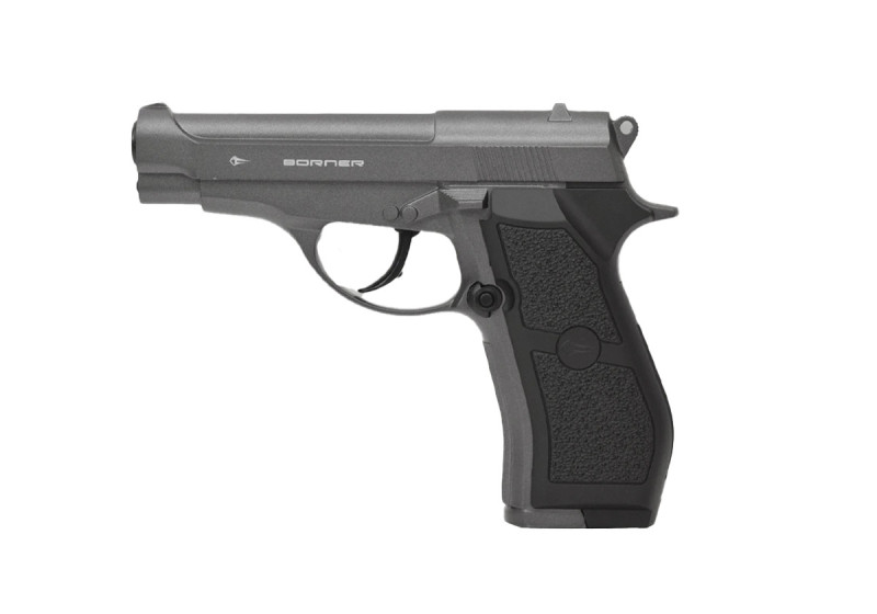 Pistolet 4.5mm (Billes) MAKAROV M84/2 CO2 BLOWBACK BORNER