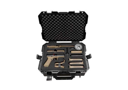 Pistolet Alarme 9mm PAK GLOCK 17 GEN5 17 COUPS BLACK TAN DOUBLE SET UMAREX
