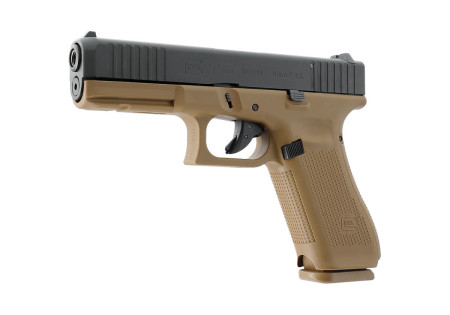 Pistolet Alarme 9mm PAK GLOCK 17 GEN5 17 COUPS BLACK TAN DOUBLE SET UMAREX