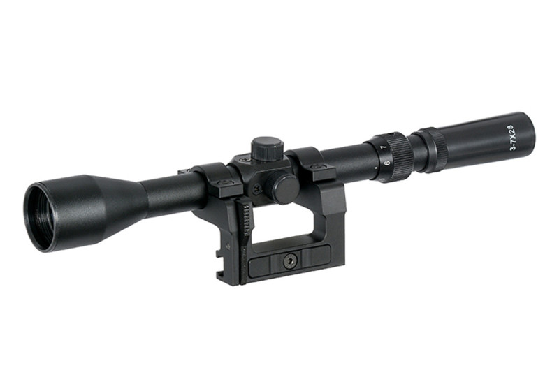 Lunette 3-7X28 MAUSER KAR 98K + SUPPORT DOUBLE BELL Lunette 3-7X28 MAUSER KAR 98K + SUPPORT DOUBLE BELL