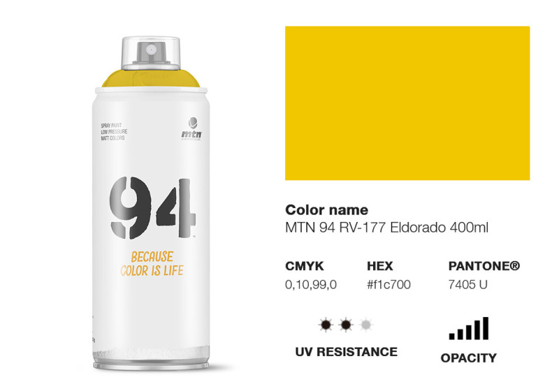 Peinture BOMBE MTN 94 400ml - RV-177 Eldorado - MONTANA COLOR