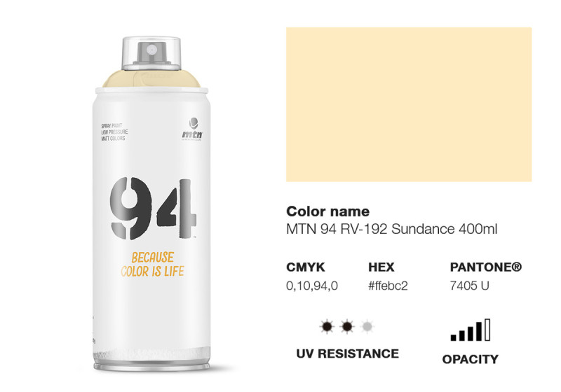 Peinture BOMBE MTN 94 400ml - RV-192 Sundance - MONTANA COLOR