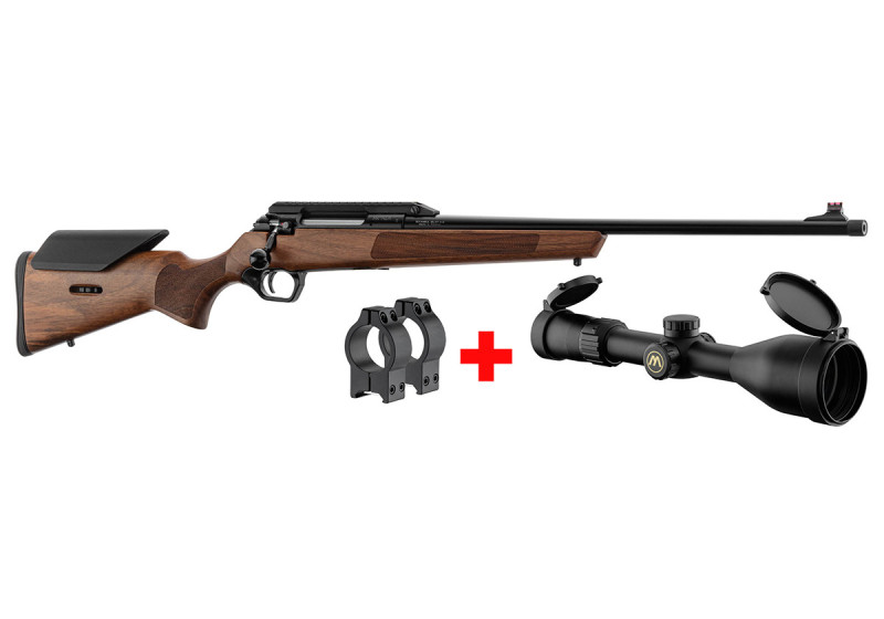 Pack Carabine .30-06 MONZA BLACK + LUNETTE AFFÛT + ANNEAUX
