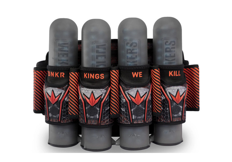 Harnais BUNKERKINGS FLY2 SKULL 4+7 RED Harnais BUNKERKINGS FLY2 SKULL 4+7 RED