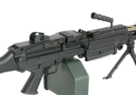 Fusil M249 MK2 SPORT LINE 2500 BBs BLACK FN HERSTAL A&K
