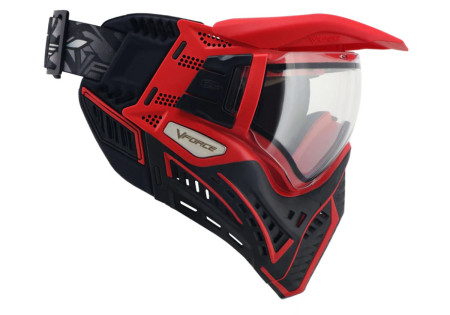 masque VFORCE PROFILER 2.0 THERMAL CLEAR BLACK RED