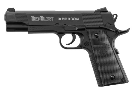 Pack Pistolet 4.5mm (Plomb) RD-1911 BLOWBACK CO2 BK + BIL + CIB + MAL