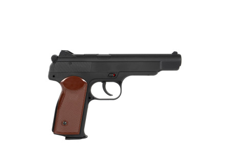 Pistolet 4.5mm (Billes) STETCHKIN APS MAKAROV CO2 BLACK BORNER