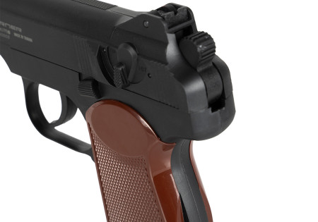 Pistolet 4.5mm (Billes) STETCHKIN APS MAKAROV CO2 BLACK BORNER