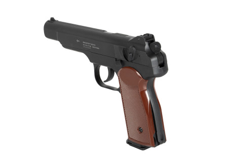Pistolet 4.5mm (Billes) STETCHKIN APS MAKAROV CO2 BLACK BORNER