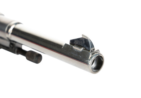 Pistolet 4.5mm (Plombs) NAGANT CO2 FULL METAL SILVER BORNER