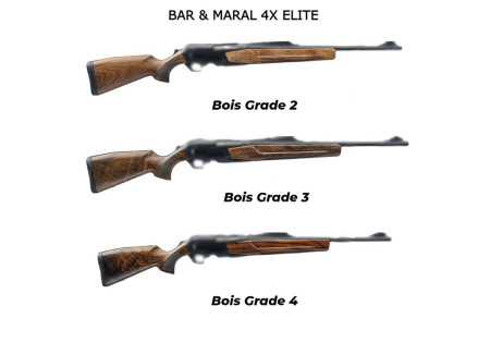 Crosse et garde-main BROWNING BAR 4x / MARAL 4x BOIS GRADE 3