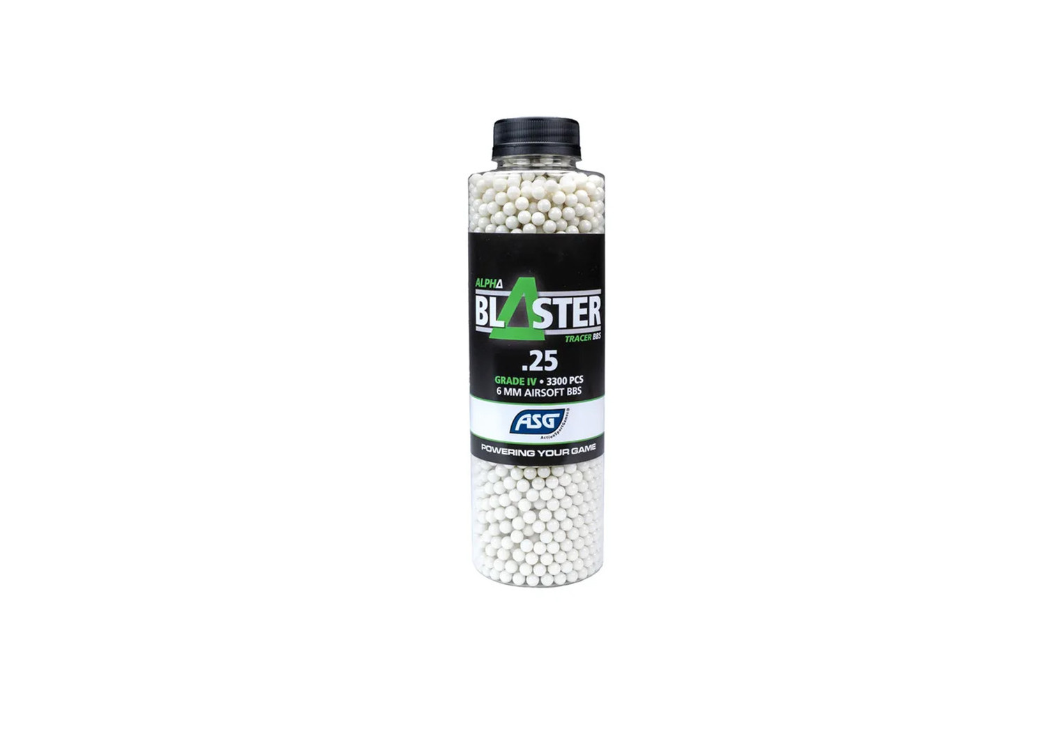 Billes traçantes 0.25g BOUTEILLE 3300 ALPHA BLASTER ASG GREEN Billes traçantes 0.25g BOUTEILLE 3300 ALPHA BLASTER ASG GREEN