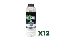 Billes traçantes 0.20g BOUTEILLE 3300 ALPHA BLASTER ASG GREEN X12