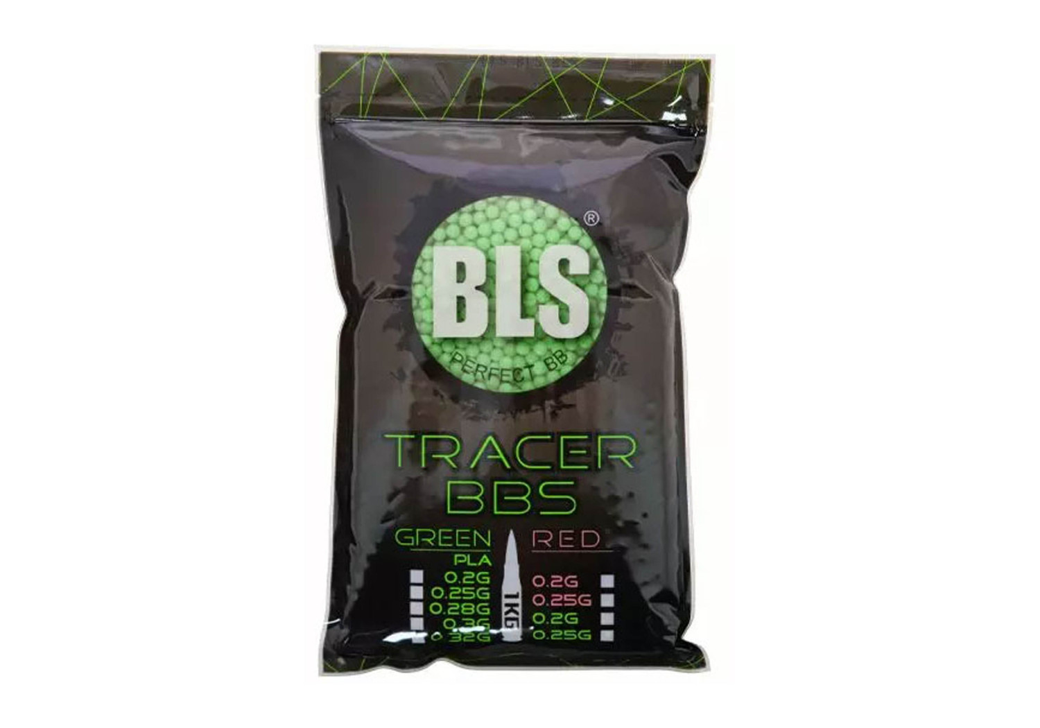 Billes BIO traçantes 0.32g SACHET 2000 BILLES BLS GREEN Billes BIO traçantes 0.32g SACHET 2000 BILLES BLS GREEN