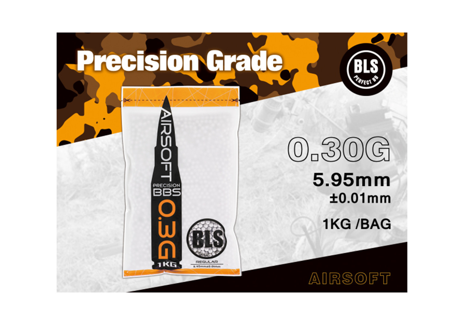 Billes 0.30g SACHET 1KG PRECISION 3330 BILLES BLS Billes 0.30g SACHET 1KG PRECISION 3330 BILLES BLS