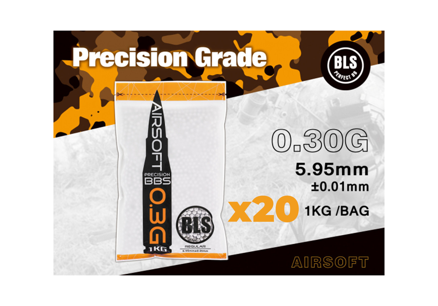 Billes 0.30g SACHET 1KG PRECISION 3330 BILLES BLS X20 Billes 0.30g SACHET 1KG PRECISION 3330 BILLES BLS X20