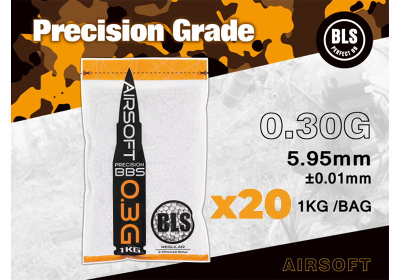 Billes 0.30g SACHET 1KG PRECISION 3330 BILLES BLS X20