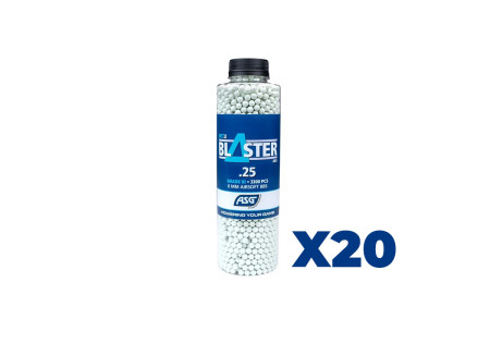 Billes 0.25g BOUTEILLE 3300 BETA BLASTER ASG X12