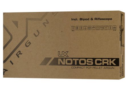 Carabine 4.5mm (Plomb) UX NOTOS PCP SYNTHETIQUE 16J UMAREX + LUNETTE 3