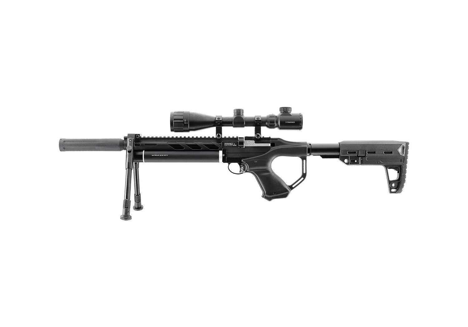 Carabine 5.5mm (Plomb) UX NOTOS PCP SYN 28J UMAREX + LUNETTE 3X9-40 Carabine 5.5mm (Plomb) UX NOTOS PCP SYN 28J UMAREX + LUNETTE 3X9-40