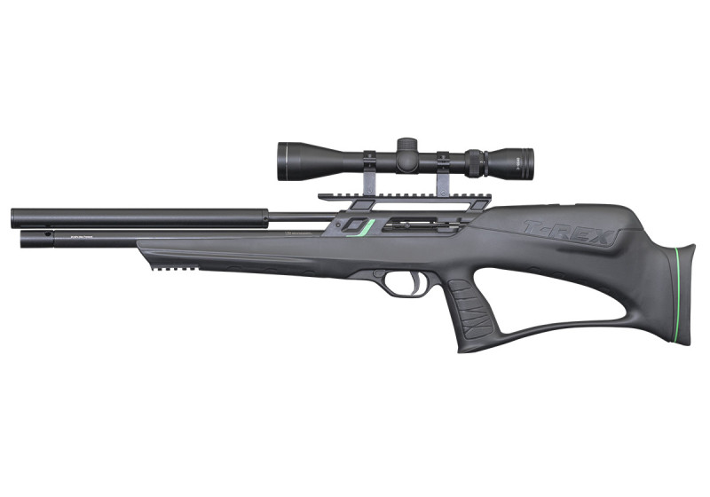 Carabine 5.5mm (Plomb) T-REX BULLPUP PCP (E 19.9J) + LUN 3-9X40 REMIN