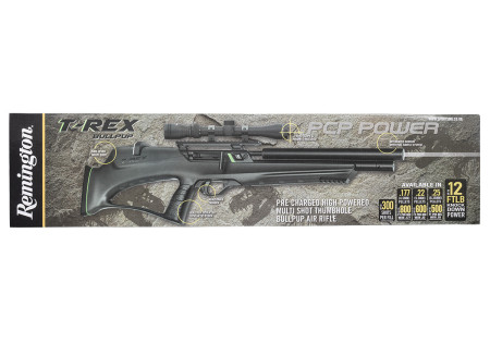 Carabine 5.5mm (Plomb) T-REX BULLPUP PCP (E 19.9J) + LUN 3-9X40 REMIN