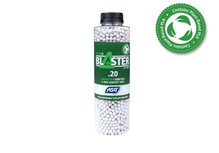 Billes BIO PLA 0.20g BOUTEILLE 3300 ALPHA BLASTER ASG