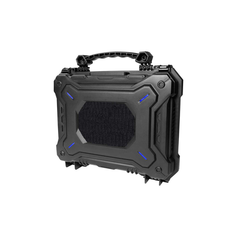 Mallette PISTOLET AVEC MOUSSE CUBIQUE WATERPROOF 29x21x12 cm ASG