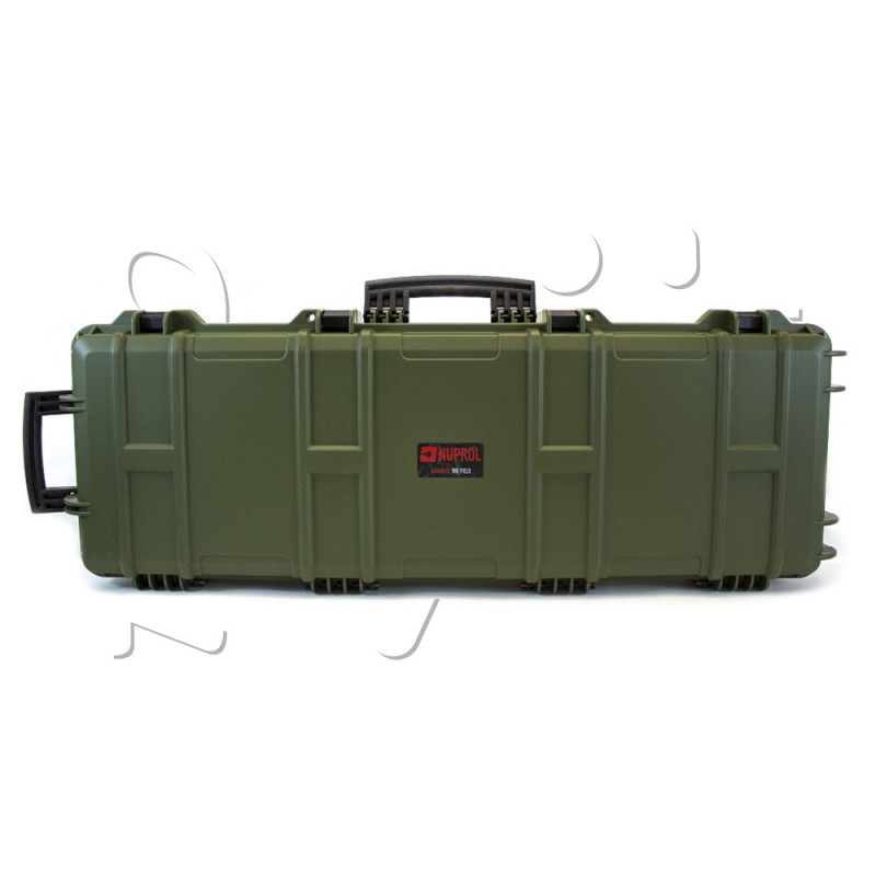 Mallette WATERPROOF 103X33X15 cm AVEC MOUSSE VAGUE GREEN NUPROL