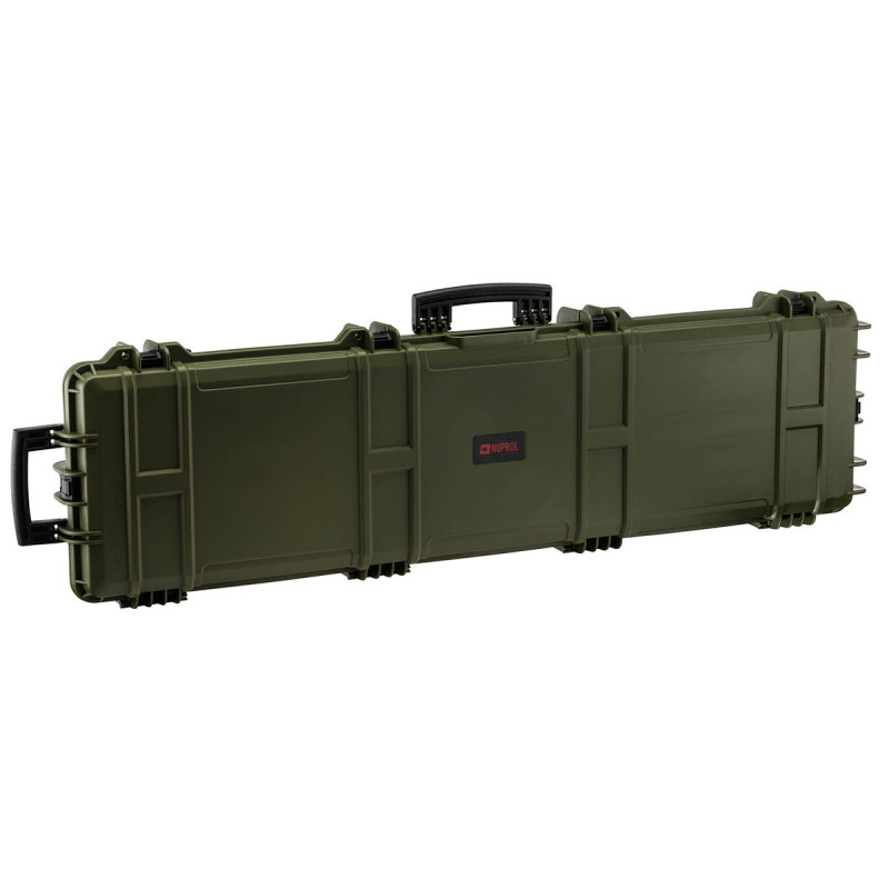 Mallette WATERPROOF 137X39X15 cm AVEC MOUSSE VAGUE OLIVE NUPROL