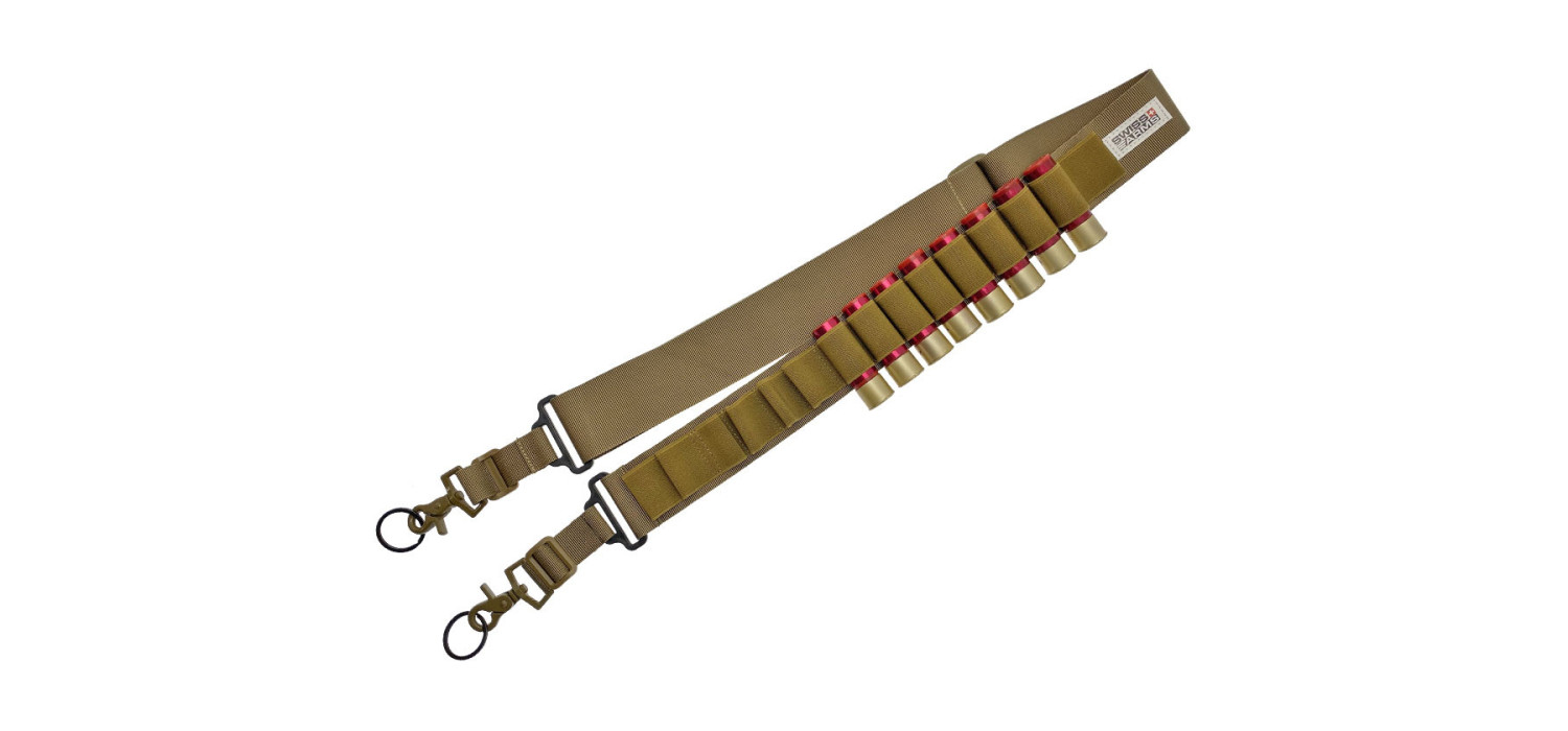 Sangle tactique 2 POINTS 15 CARTOUCHES TAN SWISS ARMS Sangle tactique 2 POINTS 15 CARTOUCHES TAN SWISS ARMS