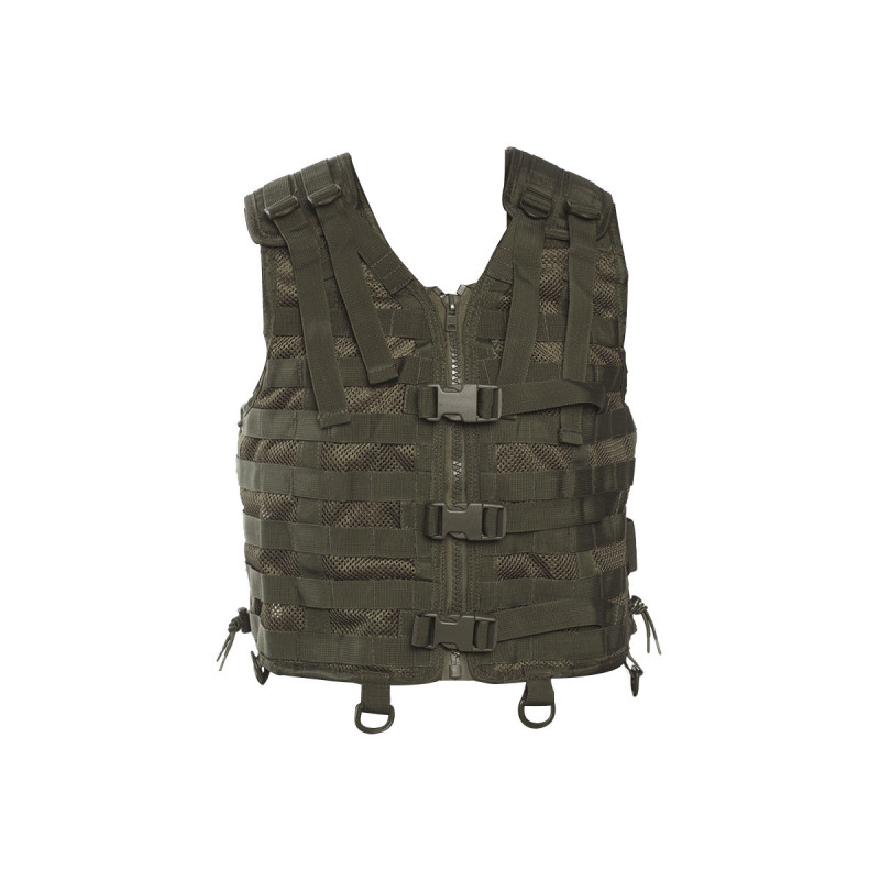 Veste tactique CLASIQUE MODULAR SYSTEM MOLLE OLIVE MILTEC