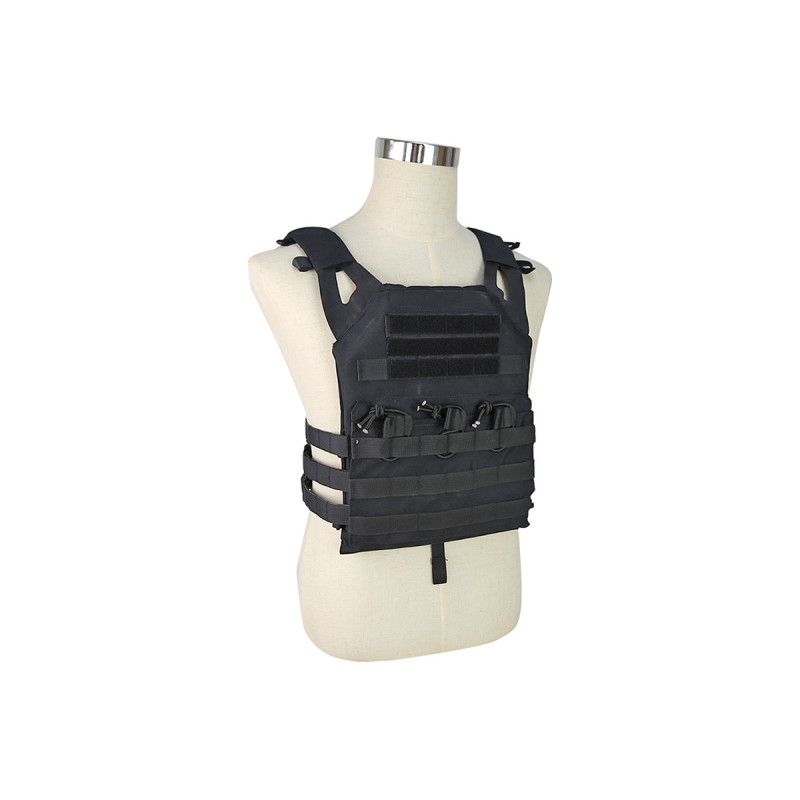 Veste PORTE PLAQUE JUMP JPC 900 DENIERS S&T BLACK