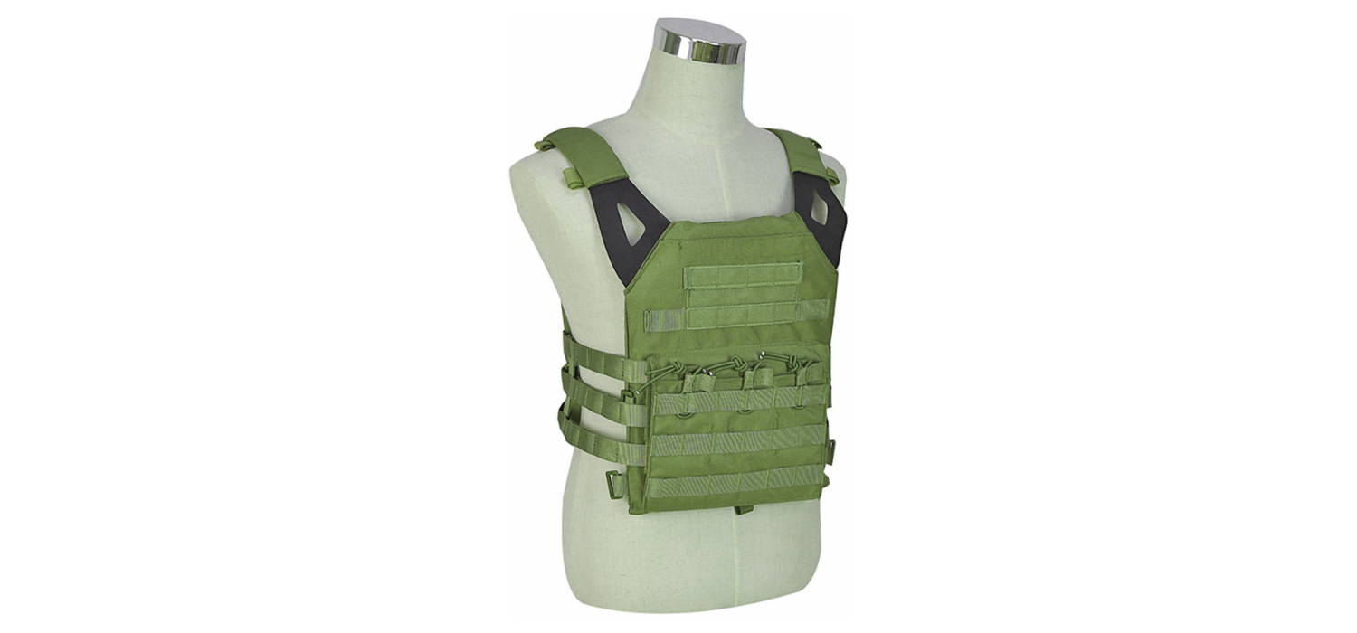 Veste PORTE PLAQUE JUMP JPC 900 DENIERS S&T OLIVE Veste PORTE PLAQUE JUMP JPC 900 DENIERS S&T OLIVE