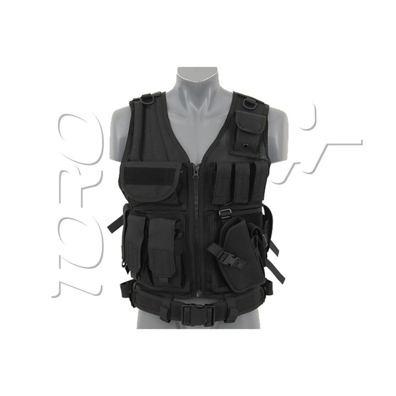 Veste TACTIQUE FORCE DE L´ORDRE 600 DENIERS BLACK