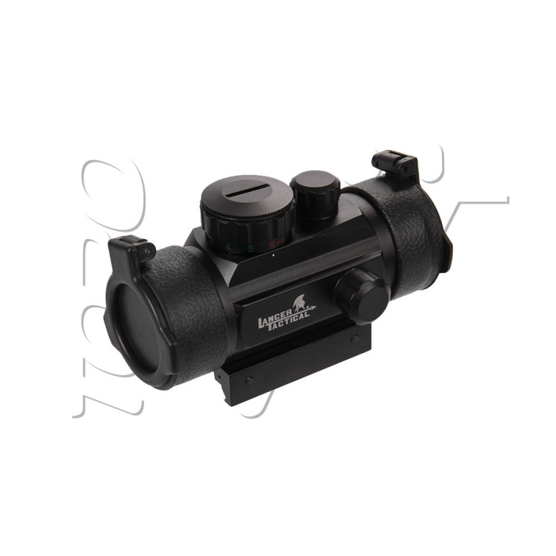 Visée POINT ROUGE ET VERT 30MM INTENSITE REGLABLE BLACK LANCER TACTICAL Visée POINT ROUGE ET VERT 30MM INTENSITE REGLABLE BLACK LANCER TACTICAL