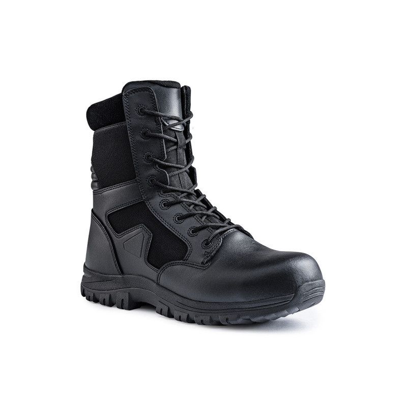 CHAUSSURES SECU-ONE 8" ZIP TCP COQUEES A10 BLACK