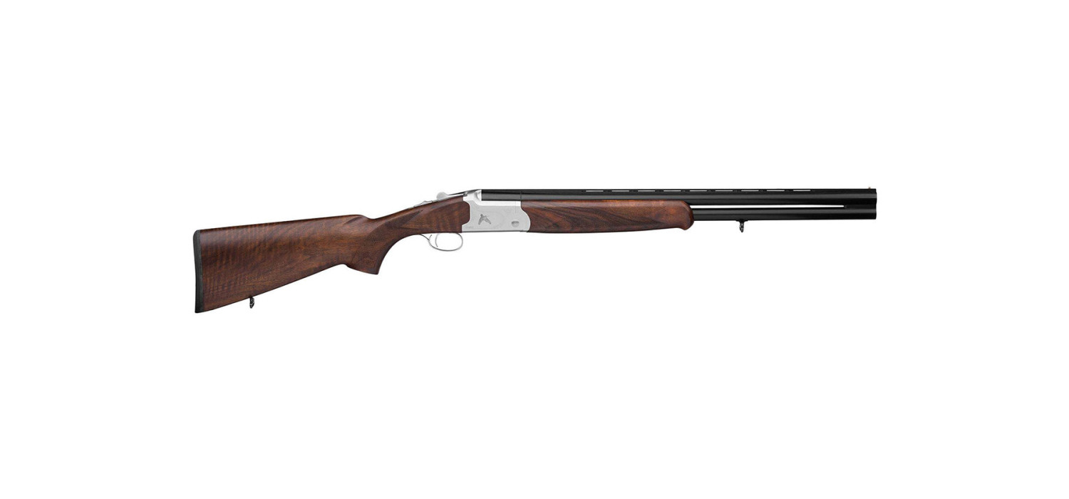 Fusil superposé YILDIZ BECASSIER CANON INF LISSE ET SUP LISSE BOIS 61cm MDS CALIBRE 12/76 - Catégorie C